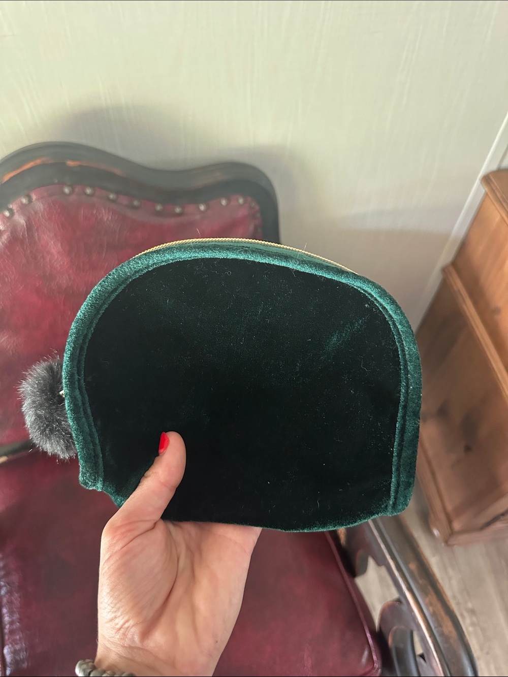 Velvet Cosmetic Pouch